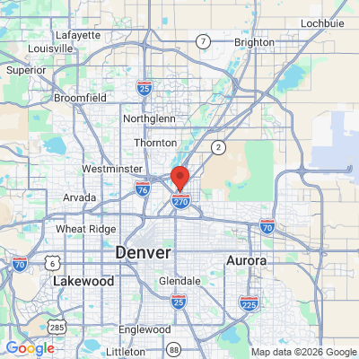Map to  office in Commerce City, CO