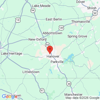 Map to Fink, Grimes & Safran Family & Cosmetic Dentistry office in Hanover, PA