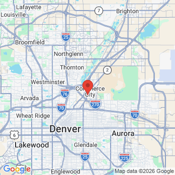 Map to commerce city family dental office in Commerce City, CO