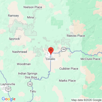Map to  office in Covelo, CA