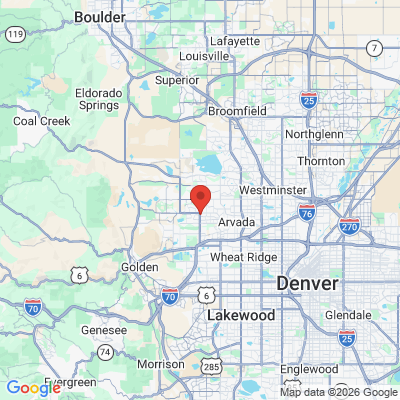 Map to  office in Arvada, CO