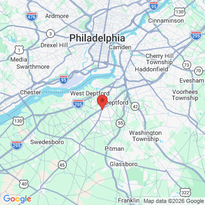 Map to  office in Woodbury Heights, NJ