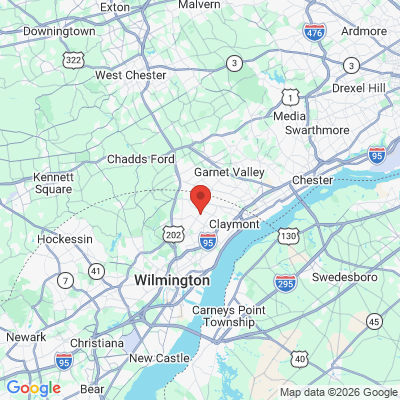 Map to  office in Wilmington, DE