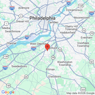 Map to  office in Woodbury Heights, NJ