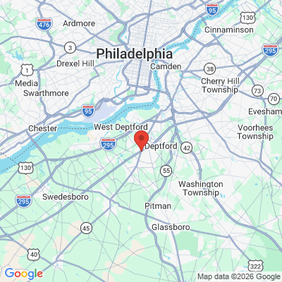 Map to  office in Woodbury Heights, NJ