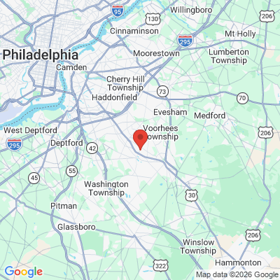 Map to  office in Lindenwold, NJ