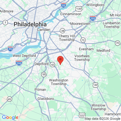 Map to  office in Laurel Springs, NJ