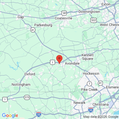 Map to  office in West Grove, PA