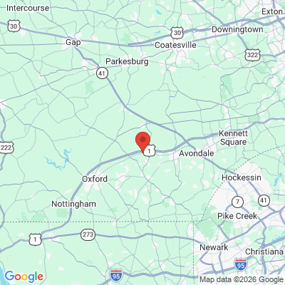 Map to  office in West Grove, PA