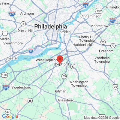 Map to  office in Township Of Deptford, NJ