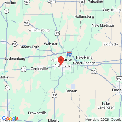 Map to  office in Richmond, IN