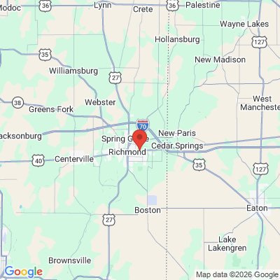 Map to  office in Richmond, IN