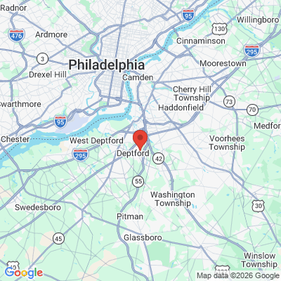 Map to  office in Township Of Deptford, NJ