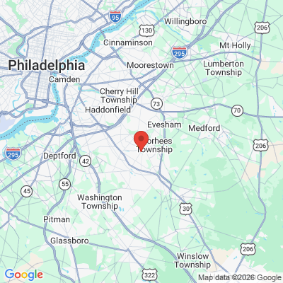 Map to  office in Gibbsboro, NJ