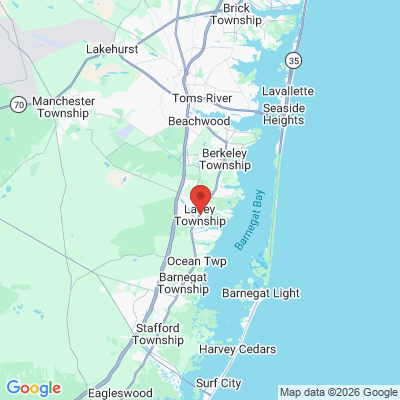 Map to  office in Forked River, NJ