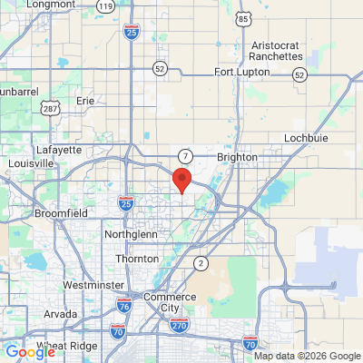 Map to  office in Thornton, CO