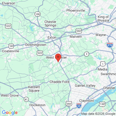 Map to  office in West Chester, PA
