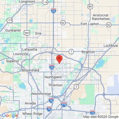 Map to  office in Thornton, CO