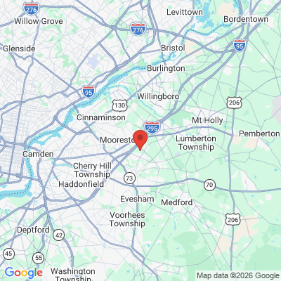 Map to  office in Mount Laurel, NJ