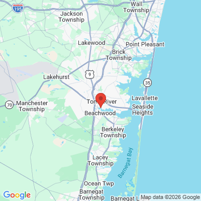 Map to  office in Toms River, NJ