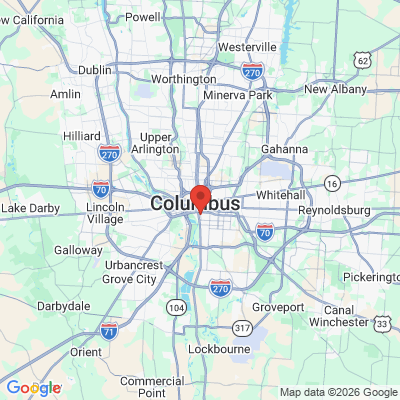 Map to  office in Columbus, OH