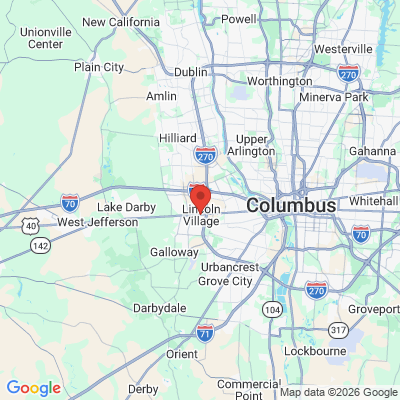 Map to  office in Columbus, OH
