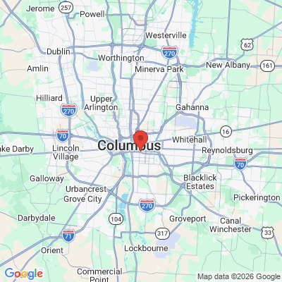 Map to  office in Columbus, OH