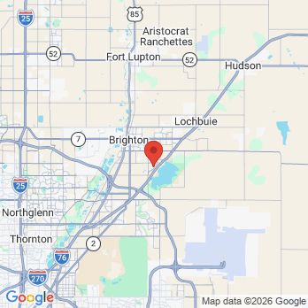 Map to Kids City Dental and Braces office in Brighton, CO