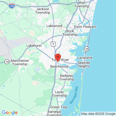 Map to  office in Toms River, NJ