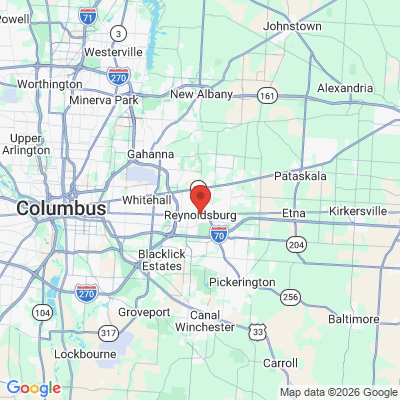 Map to  office in Reynoldsburg, OH
