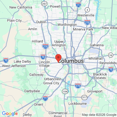 Map to  office in Columbus, OH
