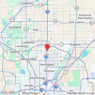Map to  office in Broomfield, CO