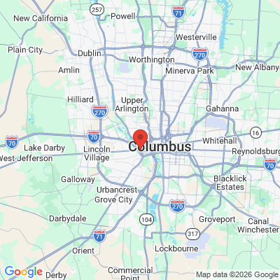 Map to  office in Columbus, OH