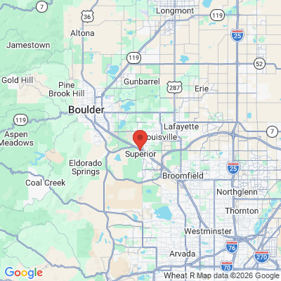 Map to  office in Superior, CO
