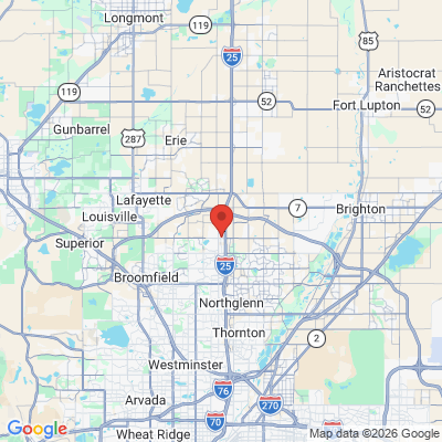 Map to  office in Westminster, CO