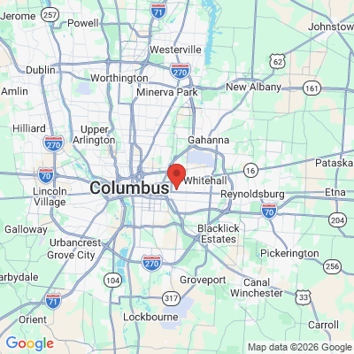 Map to  office in Columbus, OH