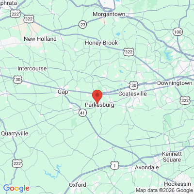 Map to  office in Parkesburg, PA