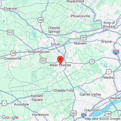 Map to  office in West Chester, PA
