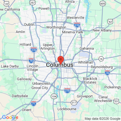 Map to  office in Columbus, OH