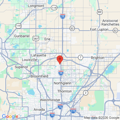 Map to  office in Broomfield, CO