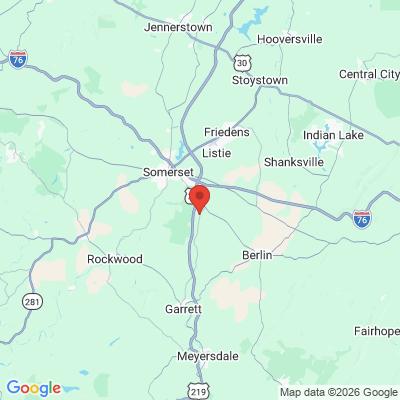 Map to  office in Somerset, PA