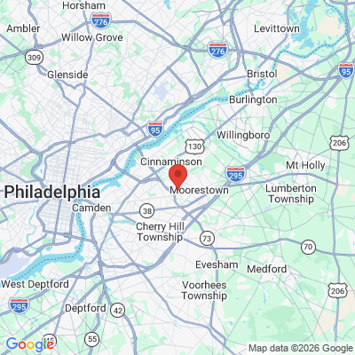 Map to  office in Moorestown, NJ