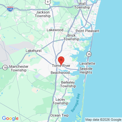 Map to  office in Toms River, NJ