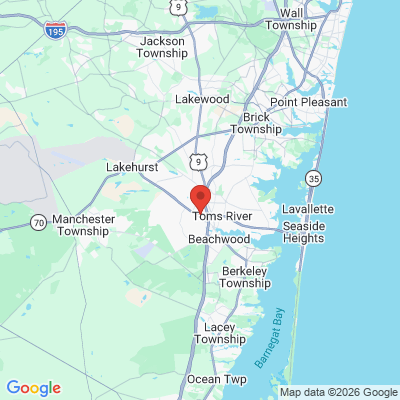 Map to  office in Toms River, NJ