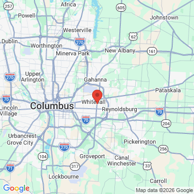 Map to  office in Whitehall, OH