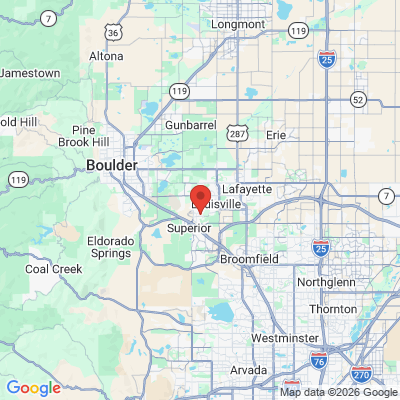 Map to  office in Louisville, CO