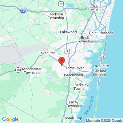 Map to  office in Toms River, NJ