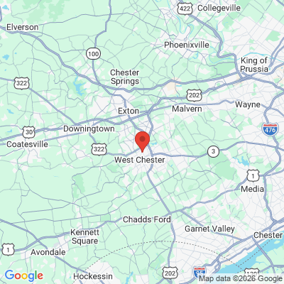 Map to  office in West Chester, PA