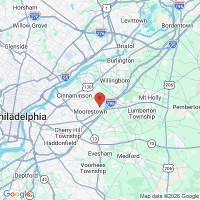 Map to  office in Moorestown, NJ