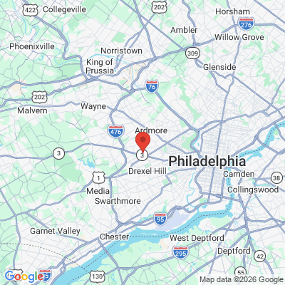 Map to  office in Havertown, PA